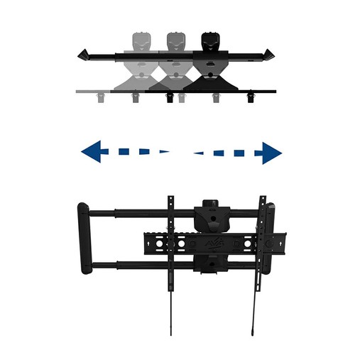 Corner Mount TV Wall Bracket AVF ZL5302, Up to 70" TV Screens & 50kg Max 7679 - Picture 6 of 6