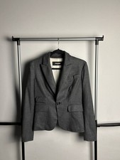 DSQUARED2 Women's Grey Wool Blazer Jacket Made in Italy Size IT 42 M