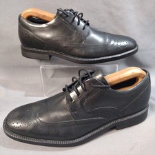 Rockport Dressports Trutech black leather wingtip oxfords Men's 8 dress H79741