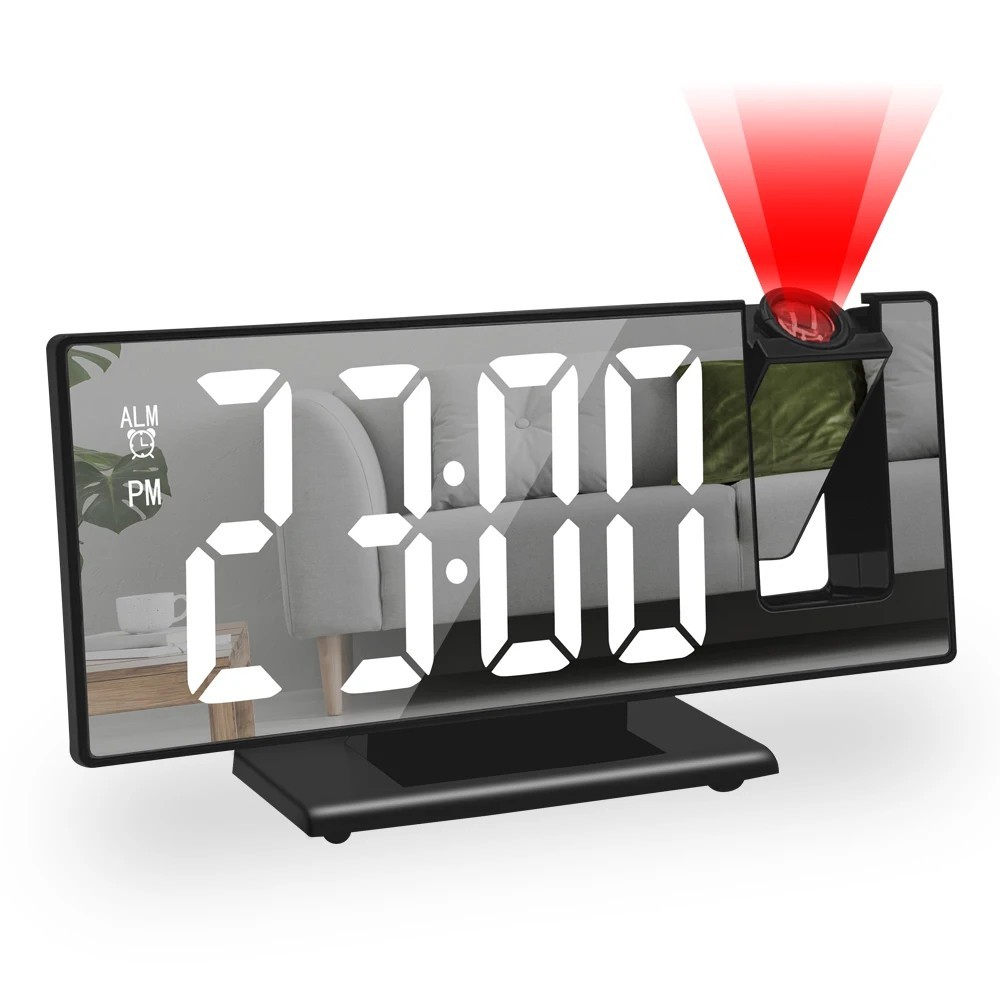 Digital Clock Time Temperature Usb Plug-in Led Clock