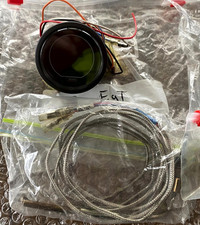 52mm Evo Series Red And Blue Exhaust Temperature Gauge Egt