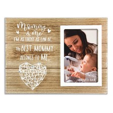 Mommy and Me Picture Frame - New Mom and First Time Mom Gifts for - 4x6 Photo