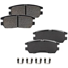 Rear Semi-Metallic Brake Pad Set For 1992-2000 Mitsubishi Montero