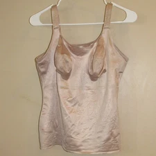 Ruby Ribbon Original Cami Camisole Womens Shaping Top Size 40 Tank Nude 3022