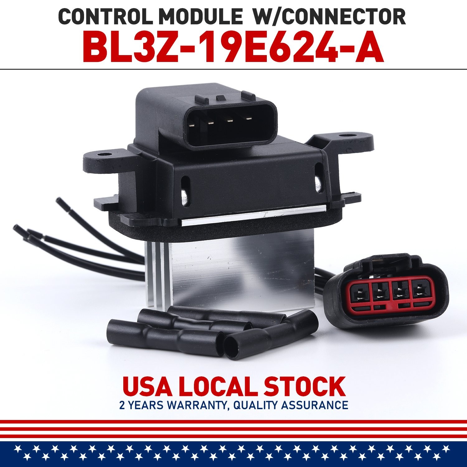 For Motorcraft HVAC Blower Motor Resistor For 09-17 Ford BL3Z-19E624-A YH-1829