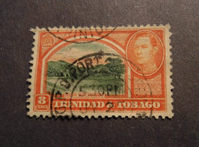 Scott# 56, 1953-59, 8 Cent,  Queens Park, Savanah, King George V1, Used Stamp