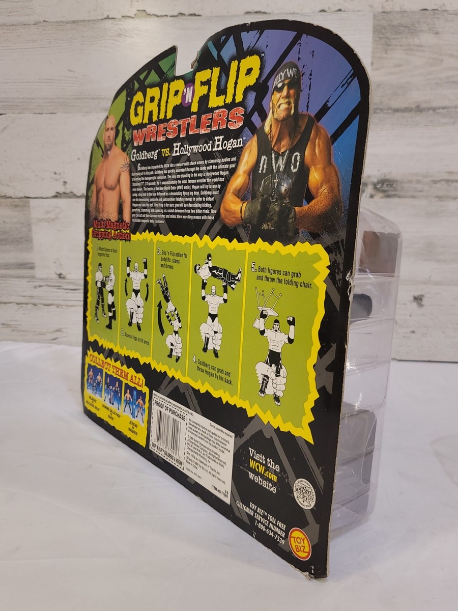 1999 ToyBiz WCW NWO Grip 'n Flip Wrestlers Hollywood Hulk