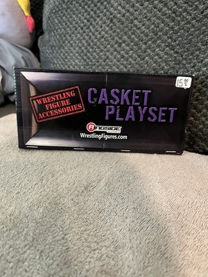 WWE Action Figure Casket Playset Mint In Box Sealed Ringside Collectibles NEW