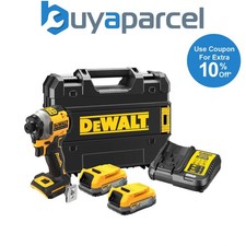 Dewalt DCF850E2T 18v XR Brushless Powerstack Impact Driver + 2 x Batteries