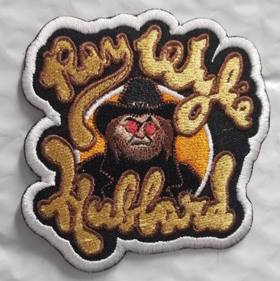 Ray Wylie Hubbard progressive country Embroidered Patch approx 2.75x 3''