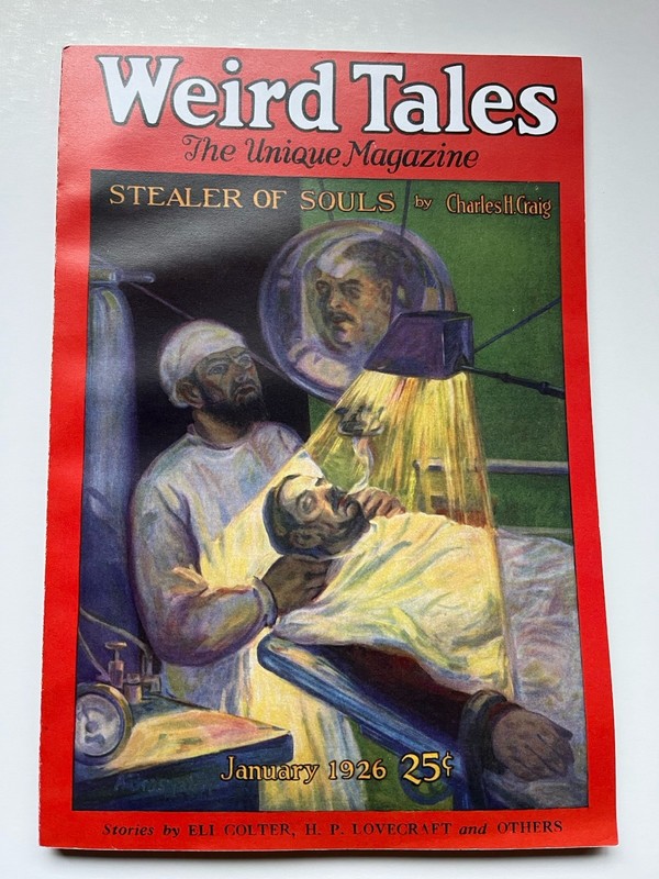 Weird Tales January, 1926 Girasol Reprint