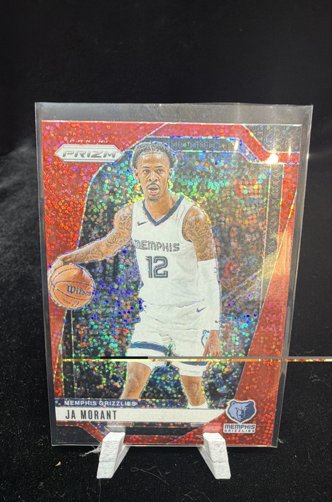 2024-25 Panini Prizm - Ja Morant #64 Red Sparkle Prizm