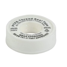 PTFE Thread Seal Tape, 12 Meter Roll - Non-Flammable & Acid Resistant