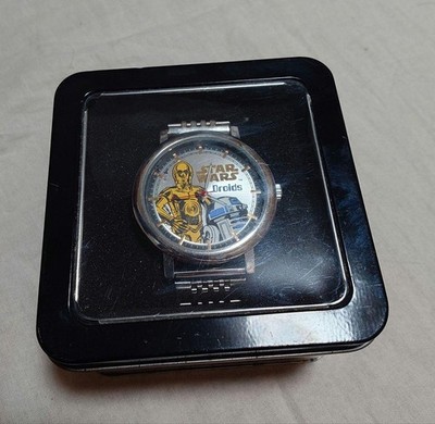 STAR WARS Premium Big Face Metal List Watch   Open Box, Used, Battery/Needs