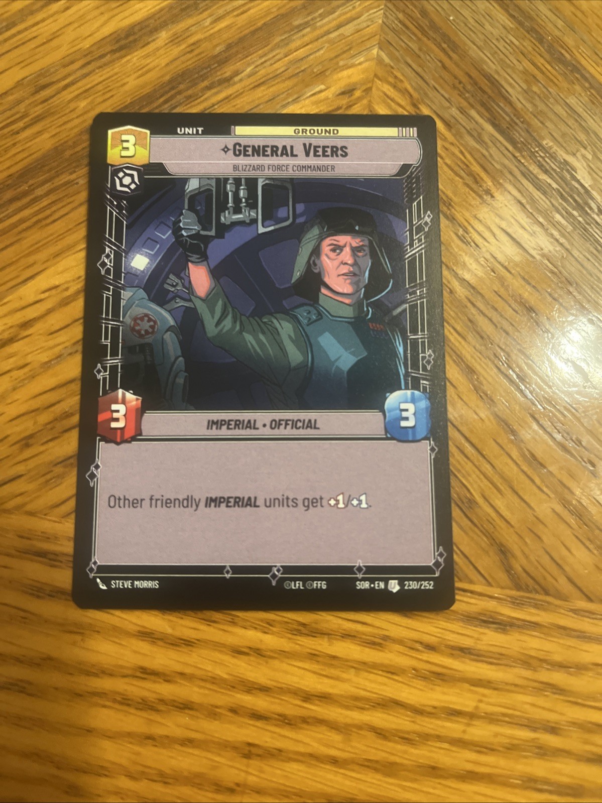 Star Wars Unlimited General Veers 230/252