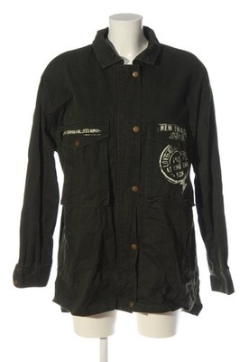 FOREVER 21 Übergangsjacke Damen Jacke Gr. DE 46 schwarz Business-Look
