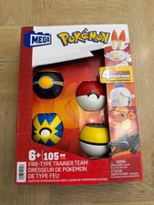 MEGA Pokémon Fire Type Trainer Team 105pcs B...