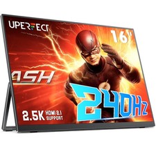 UPERFECT 16 Inch 240Hz Gaming Monitor 2560x1600 Portable Monitor USB-C Mini HDMI