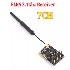 ELRS 2.4Ghz PWM 7CH CRSF Receiver ELRS 3.2 PWM/CRSF Protocol Copper Pipe Antenna