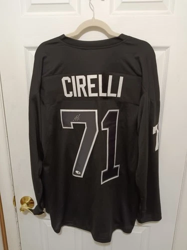 Autographed/Signed Anthony Cirelli Black Hockey Jersey JSA Authentic
