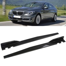 46" Side Skirt Extension Rocker Panel Splitters For BMW 5 Series F07 2009-2013