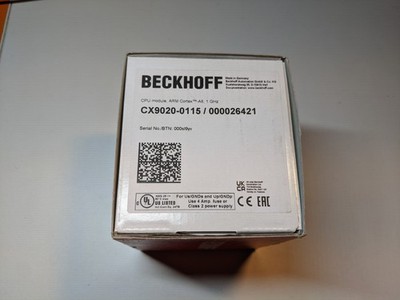 Beckhoff CX9020-0115 Basic CPU module CX9020, Windows 7, TC3 PLC TC1200-0030