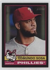 2025 Topps Heritage Black Border Edmundo Sosa #250 05gv