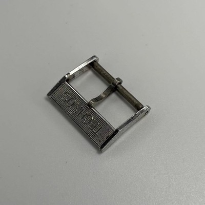 TECHNOS Vintage Uhrenschließe Silber 16mm Originalteil Gebraucht