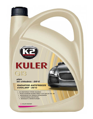 Kühlerfrostschutz K2 Kuler Long Life G13 ROSA -35°C 5L - Fertiges Kühlmittel