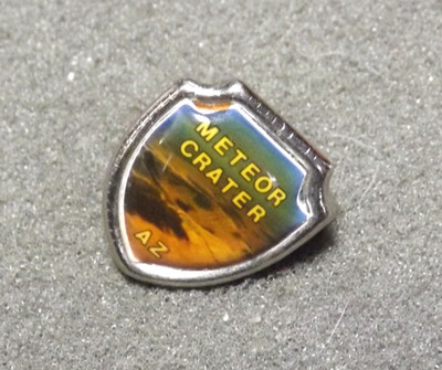 Meteor Crater Natural Landmark Near Flagstaff Arizona Lapel Pin Travel Souvenir
