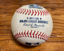 Dodgers vs Giants Game Used Baseball 9/18/2022 Alex Cobb to Trea Turner MLB Auth