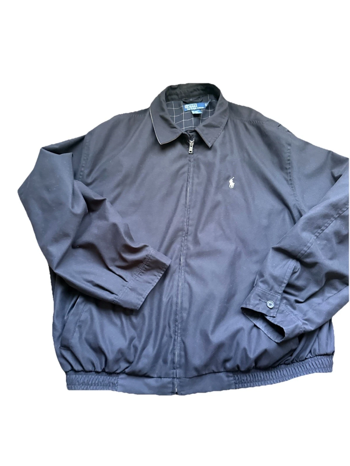 VINTAGE Polo Ralph Lauren Jacket Mens Black Bi-Swing Plaid Lined XXL
Opens in a new window or tab