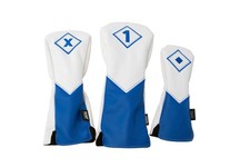 Izzo Golf Premium Soft PU Leather Golf Headcovers