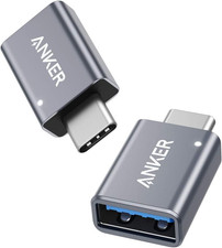 USB C Adapter 2 Pack , USB C to USB Adapter High-Speed Data Transfer for Macboo