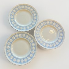 Rare Wedgwood Wellesley Lavender Blue White E...