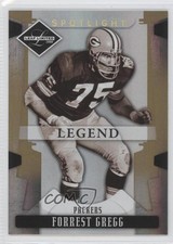 2008 Leaf Limited Legend Spotlight Gold 3/49 Forrest Gregg #130 HOF 0a7