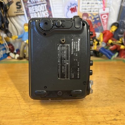 ジャンク品Panasonic SHOCK WAVE RQ-SW20 カセット 箱付き Panasonic SHOCK WAVE RQ-SW20 ブルー カセット
