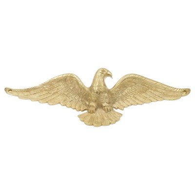 American Eagle Wall Plaque in Solid Cast Brass 20 Inch