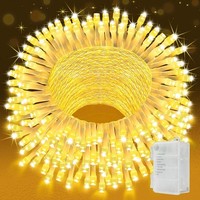 Lichterkette AußEn Batterie 30M 300LED Weihnachtsbeleuchtung FüR Innen Und AußEn