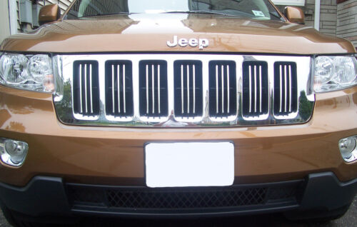 JEEP GRAND CHEROKEE CHROME GRILL TRIM KIT 2011 2012 2013 - Picture 1 of 1