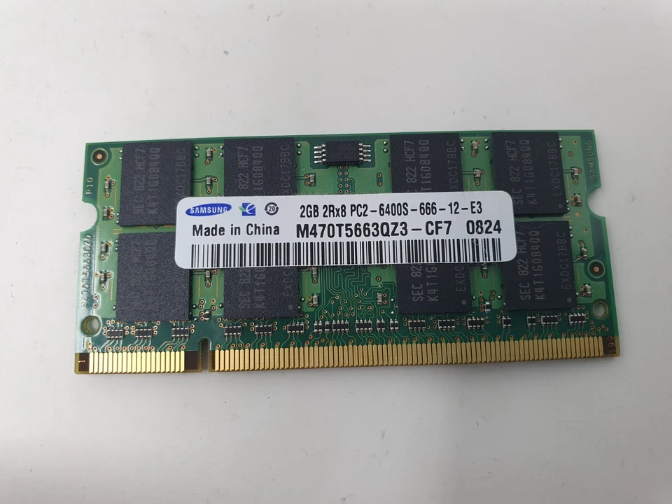 Toshiba Satellite Pro L300D-11N RAM Memory 2GB PC2 DDR2 Samsung M470T5663QZ3-CF7 - Image 3 of 4