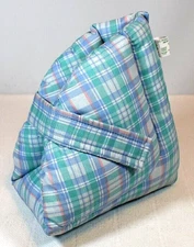 J.T. Posey Left Heel Protector - Plaid 10" L x 9" H Adjustable Hook&Loop Closure