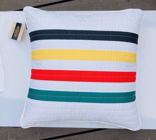 Pendleton Glacier National Park Stripe Throw Pillow Set (2) Ivory Multicolor NWT - Picture 5 of 17