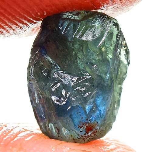 BLUE SAPPHIRE UNHEATED 3.45ct UNHEATED BLUE SAPPHIRE ROUGH NATURAL100% NR! - Picture 1 of 3