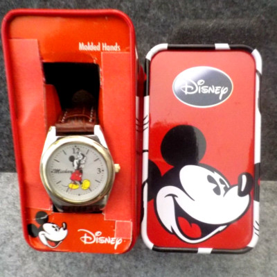 Brand New Disney M Z Berger Mickey Mouse Youth Watch MCK613 390 PC21 Case 28mm