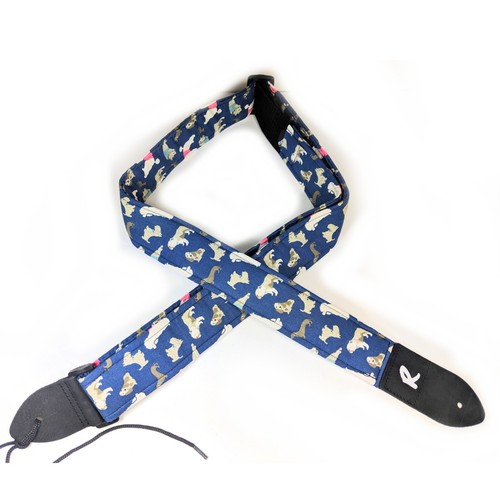 Correa de guitarra para perros - Perros lindos - Perros cachorros - Cachorros lindos - Hecho a mano - - Imagen 3 de 10