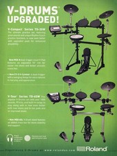 2006 Print Ad of Roland V-Drums V-Compact TD-3SW, V-Tour TD-6SW Electronic Drums