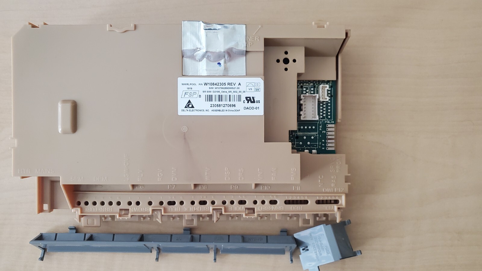 Whirlpool Dishwasher Control Board W10842305 W10866116 Replacement-image