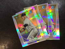 2014 Bowman Draft CDP46 Ryan Castellani 6 count all chrome Refractor lot Rockies