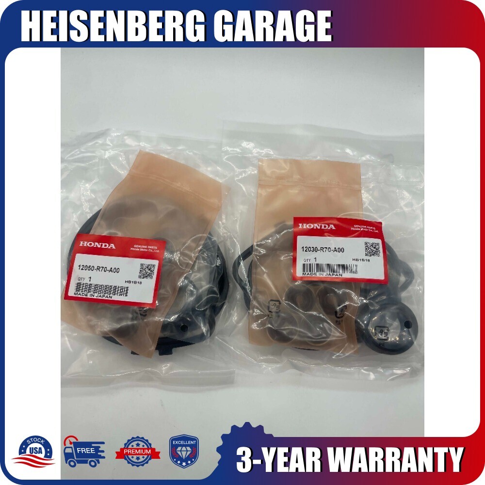 Honda Odyssey Pilot Accord Acura RDX TSX Front Rear Valve Cover Gasket Set